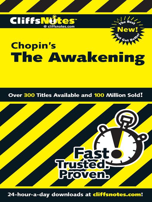 Title details for CliffsNotes on Chopin's The Awakening by Maureen Kelly - Available